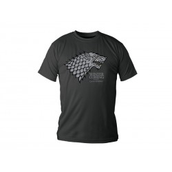 T-Shirt Game of Thrones Stark Noir Homme Taille S