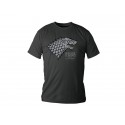 T-Shirt Game of Thrones Stark Noir Homme Taille S