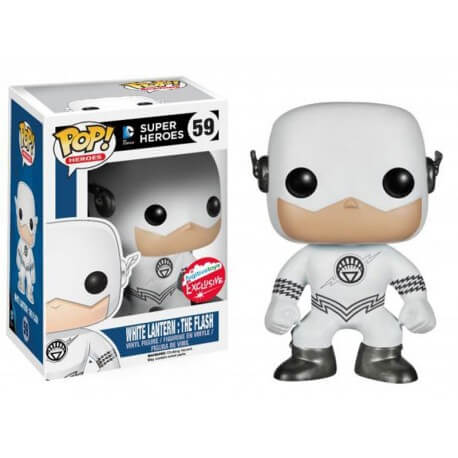 Figurine DC Heroes - White Lantern Flash Exclu Pop 10cm