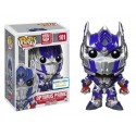 Figurine Transformers - Optimus Prime Metallic Exclu Pop 10cm