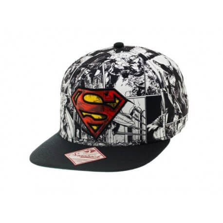 Casquette Superman - All Over Print With Logo In Front