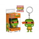 Porte clé Tortues Ninja - Michelangelo Pocket Pop 4cm 