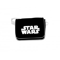 Sac Besace Star Wars - Logo Star Wars Blanc