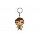 Porte clé Doctor Who - 10th Doctor Pocket Pop 4cm