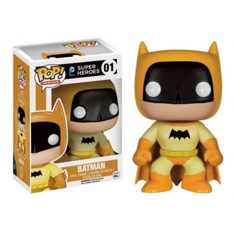 Figurine Batman 75th Anniversaire - Batman Yellow Exclu Pop 10cm