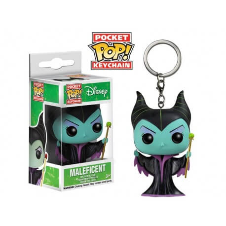 Porte Clé Disney - Malefique Pocket Pop 4cm