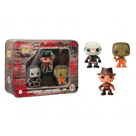 Pack 3 Figurines Horror Pocket Pop 4cm