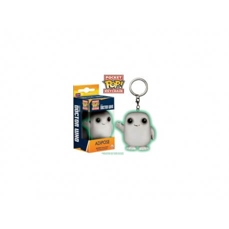 Porte Clé Doctor Who - Adipose Glow in the Dark exclu Pocket Pop 4cm