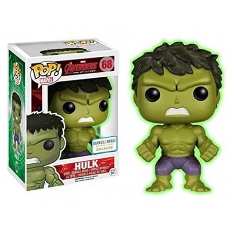 Figurine Marvel Avengers Age of Ultron - Hulk Glow in the Dark Exclu Pop 10cm