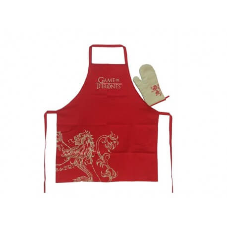 Tablier et Gant Game of Thrones - Lannister