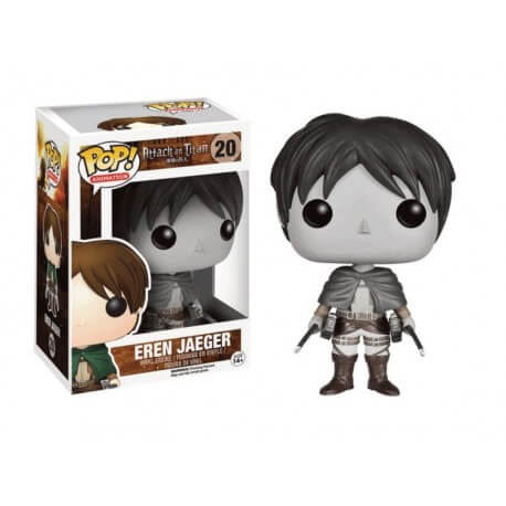 Figurine Attaque des Titans - Eren Yeager Black & White Exclu Pop 10cm