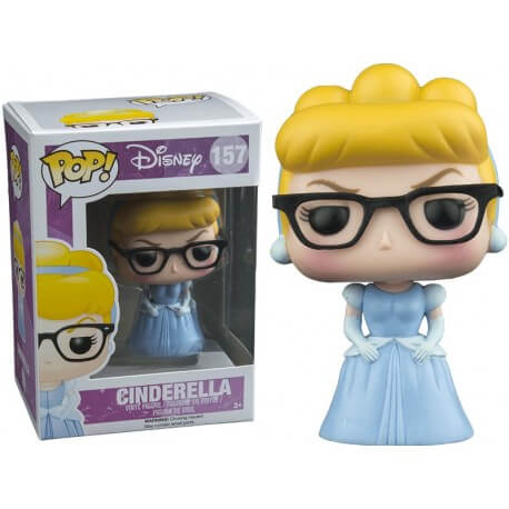 Figurine Disney - Nerd Hipster Cendrillon Exclu Pop 10cm