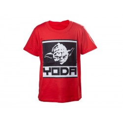 T-Shirt Star Wars - Red Yoda Enfant Taille 6/7 ans
