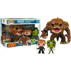 Figurine Star Wars - Rancor, Luke et Oola Pack de 3 Pop Limited Edition 10cm