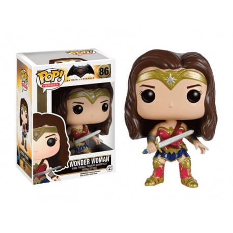 Figurine Batman VS Superman - Wonder Woman Pop 10cm