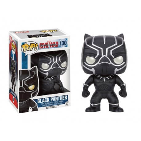 Figurine Captain America - Civil War - Black Panther Pop 10cm