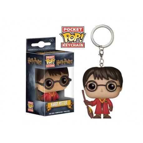 Figurine Harry Potter - Harry Potter Quidditch Exclu Pocket Pop 4cm