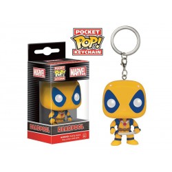 Porte Clé Marvel - Deadpool Yellow Pocket Pop 4cm