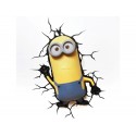 Lampe Murale 3D Deco Light Minions - Kevin