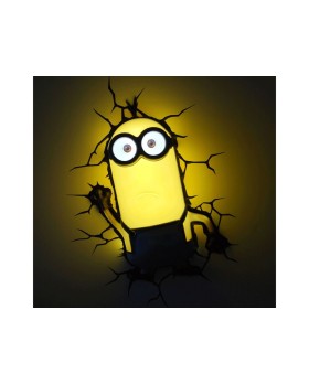 Lampe Murale 3D Deco Light Minions - Kevin