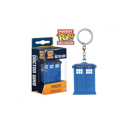 Porte Clé Doctor Who - Tardis Pocket Pop 4cm