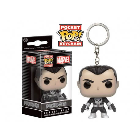 Porte Clé Marvel - Punisher Pocket Pop 4cm