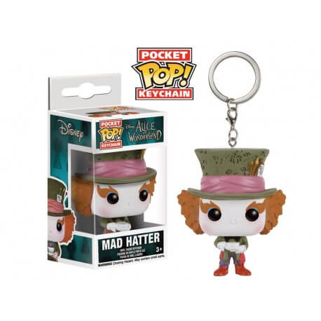 Porte Clé Disney - Mad Hatter Pocket Pop 4cm