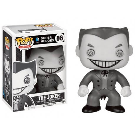 Figurine DC Heroes - Joker B&W Exclu Pop 10cm