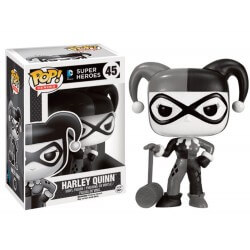 Figurine DC Heroes - Harley Quinn Maillet B&W Exclu Pop 10cm