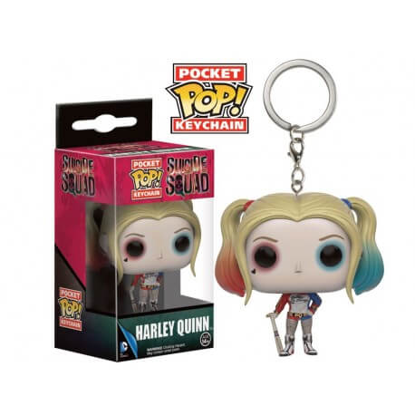 Porte Clé DC Heroes Suicide Squad - Harley Quinn Pocket Pop 4cm