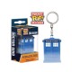 Porte Clé Doctor Who - Tardis Materializing Exclu Pocket Pop 4cm