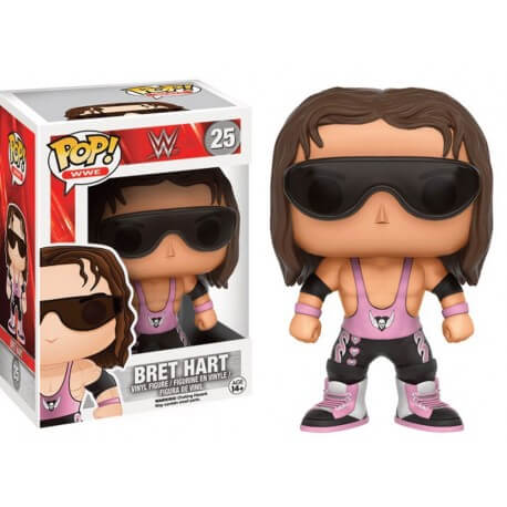 Figurine WWE - Bret Hart Pop 10cm