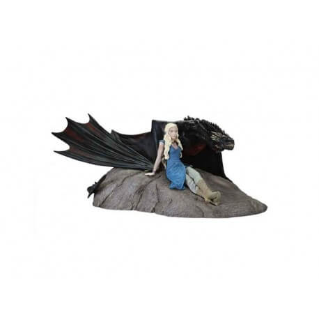 Figurine Game of Thrones - Daenerys & Drogon 18cm