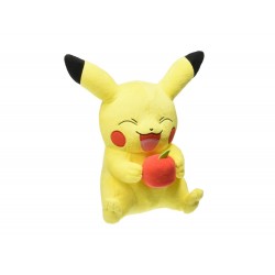 Peluche Pokemon - Pikachu et Pomme 30cm