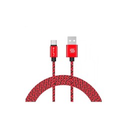 Cable USB Type C Rouge 1M