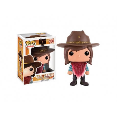 Figurine Walking Dead - Carl Grimes Bloody Poncho Pop 10cm