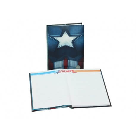 Cahier Lumineux Marvel Civil War - Captain America Chest