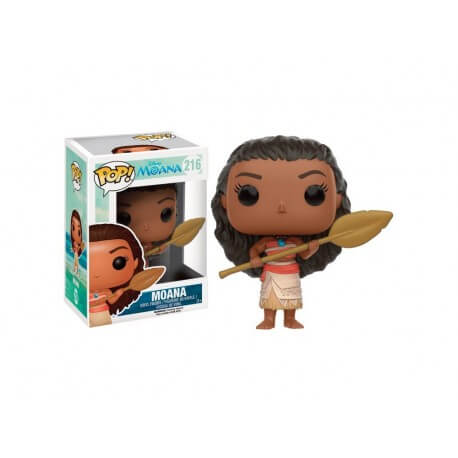 Figurine Disney Vaiana / Moana - Moana With Oar Exclu Pop 10cm