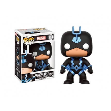 Figurine Marvel - Black Bolt Blue Exclu Pop 10cm