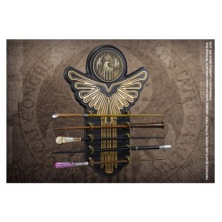 Présentoir Harry Potter Les Animaux Fantastiques - logo Macusa + 5 Baguettes Magiques 40cm