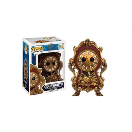 Figurine Disney La Belle et la Bête Movie - Cogsworth Pop 10cm