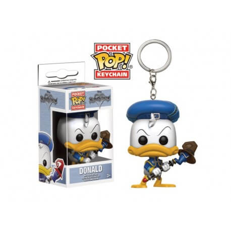 Porte Clé Disney Kingdom Hearts - Donald Pocket Pop 4cm