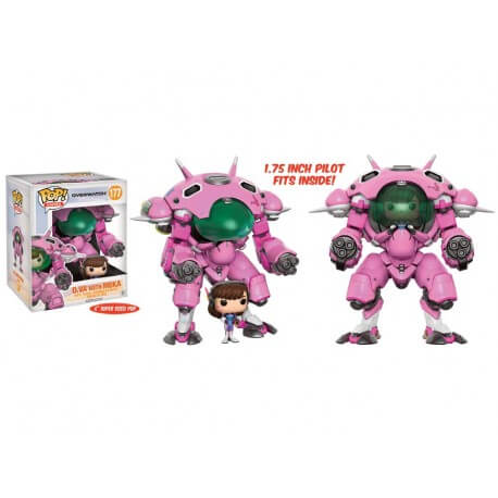 Figurine Overwatch - Ser 2 Meka With D.Va Driver Oversized Pop 15cm