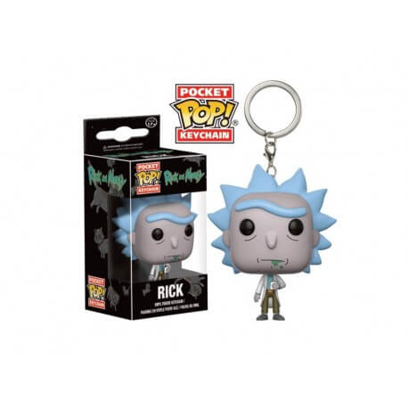 Porte Clé Rick And Morty - Rick Pocket Pop 4cm