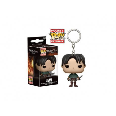 Porte Clé Attack On Titan - Levi Pocket Pop 4cm