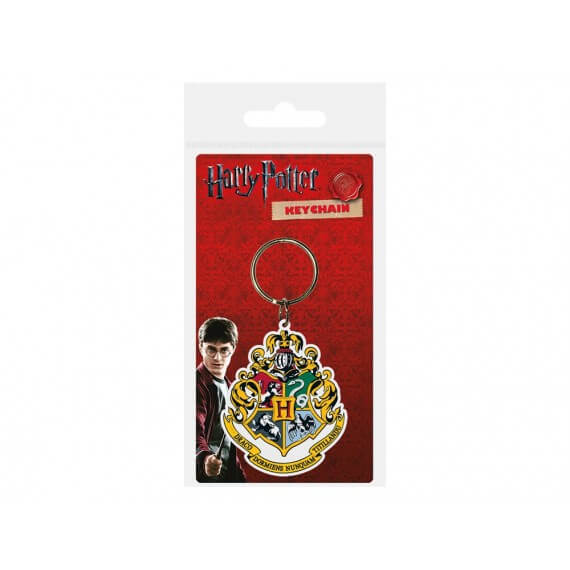 Porte Clé Harry Potter - Logo Poudlard Gomme