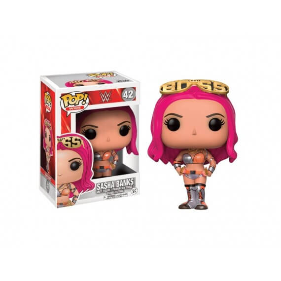 Figurine WWE - Sasha Pop 10cm