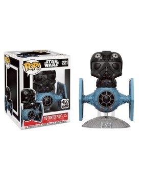 Figurine Star Wars - Tie Fighter Pilot With Tie Fighter  Pop Rides 18cm 