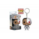 Porte Clé DC Comics Justice League Movie - Cyborg Pocket Pop 4cm