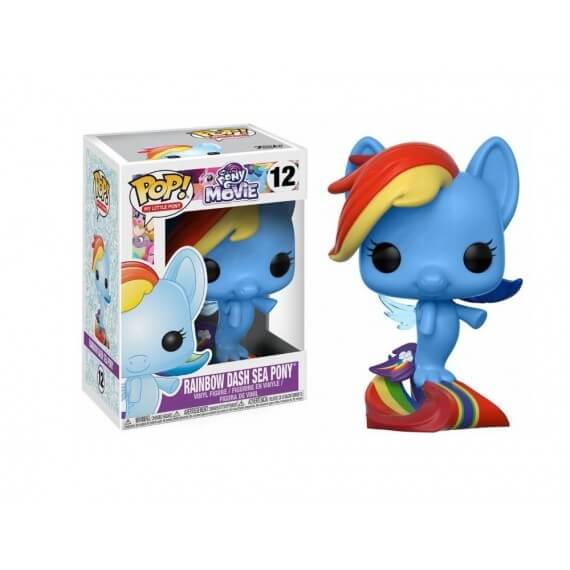 Figurine My Little Pony - Sea Phony Rainbow Dash Pop 10cm